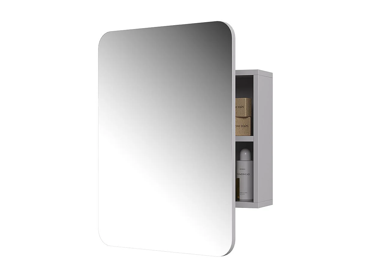 Armoire de toilette blanc 65x17.4x50 zino