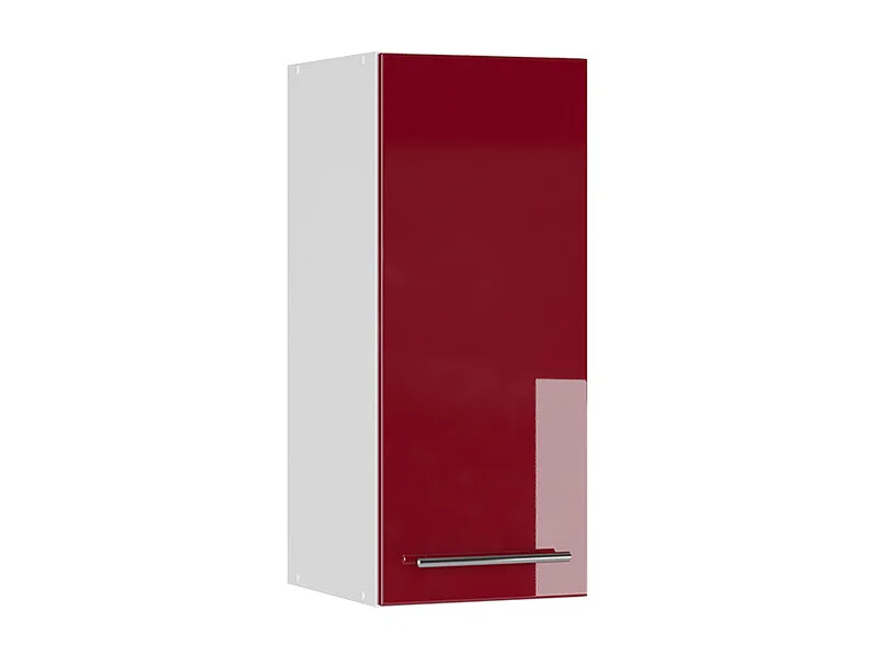 Armoire murale rouge bordeaux haute brillance 30x34.1x72 fame-line