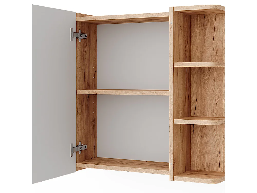 armoire de toilette chêne de force doré 62x20.8x64 fynn