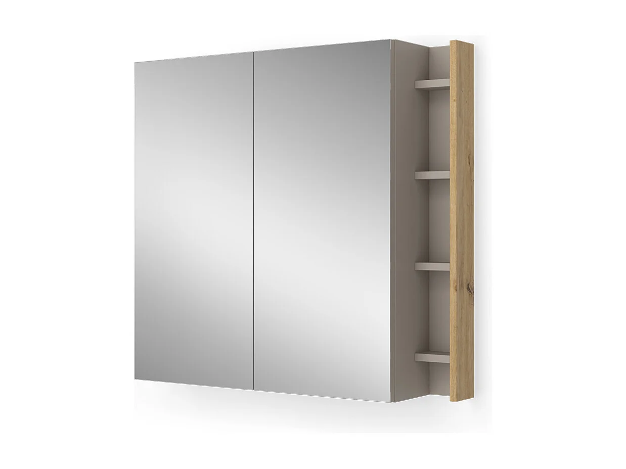 Armoire de toilette cachemire 80x18x75 edelin