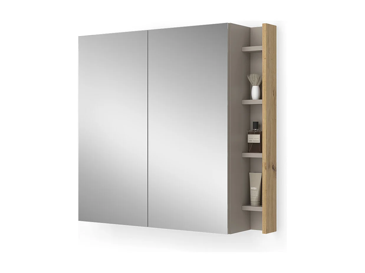 Armoire de toilette cachemire 80x18x75 edelin