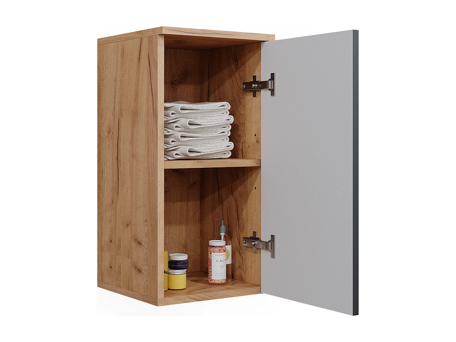 Armario de baño lunares antracita 30x24x59 irma