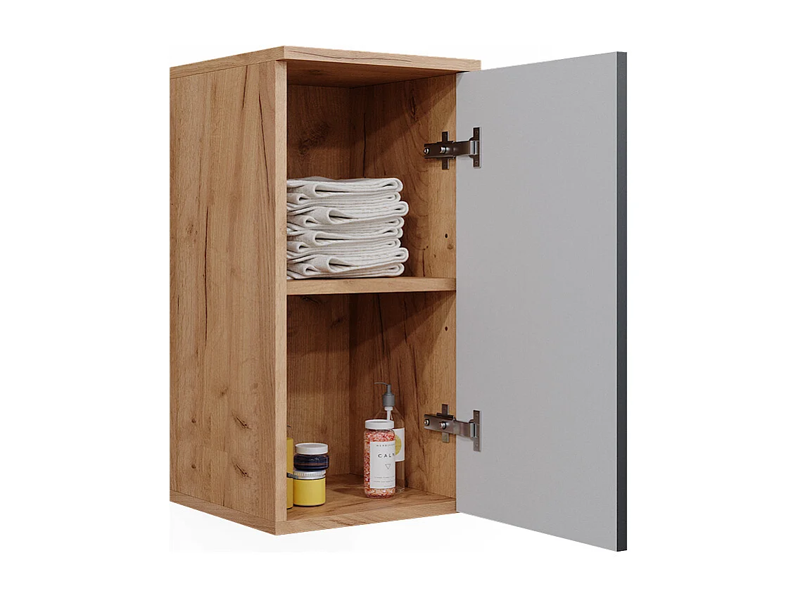 Armoire murale anthracite à pois 30x24x59 irma