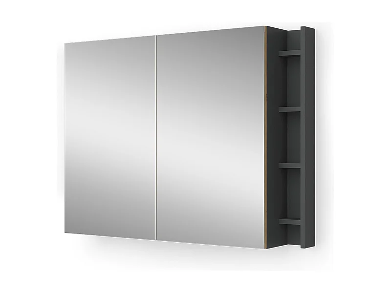 Badspiegelschrank anthrazit/artisan 100x18x75 edelin