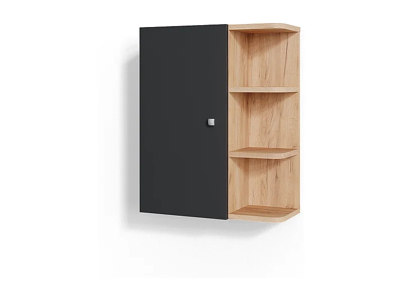 Badschrank anthrazit 47.2x20.8x59.2 fynn