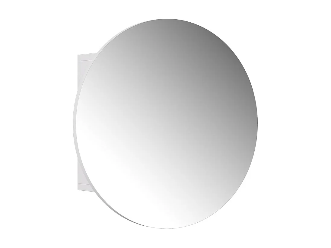 Armario con espejo para baño blanco 50x17.4x50 loki