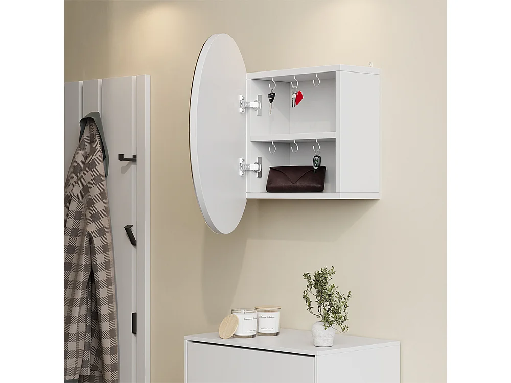 Armoire de toilette blanc 50x17.4x50 loki