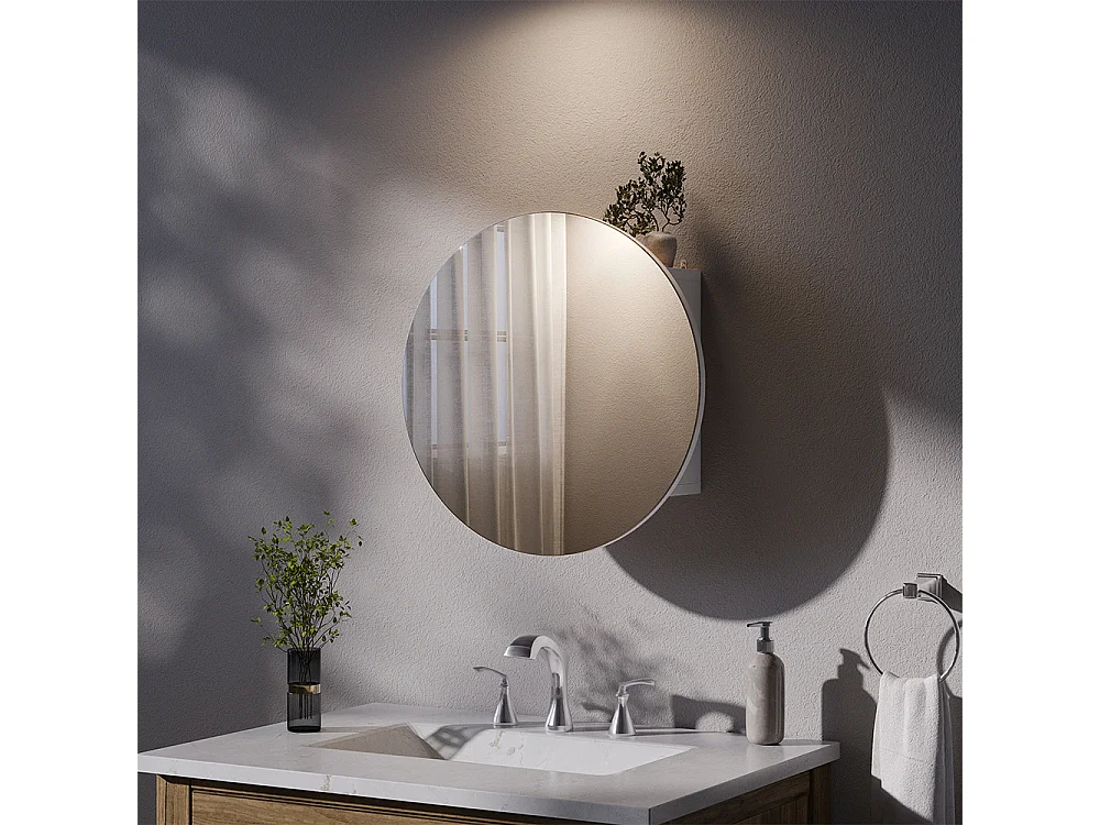 Armoire de toilette blanc 50x17.4x50 loki