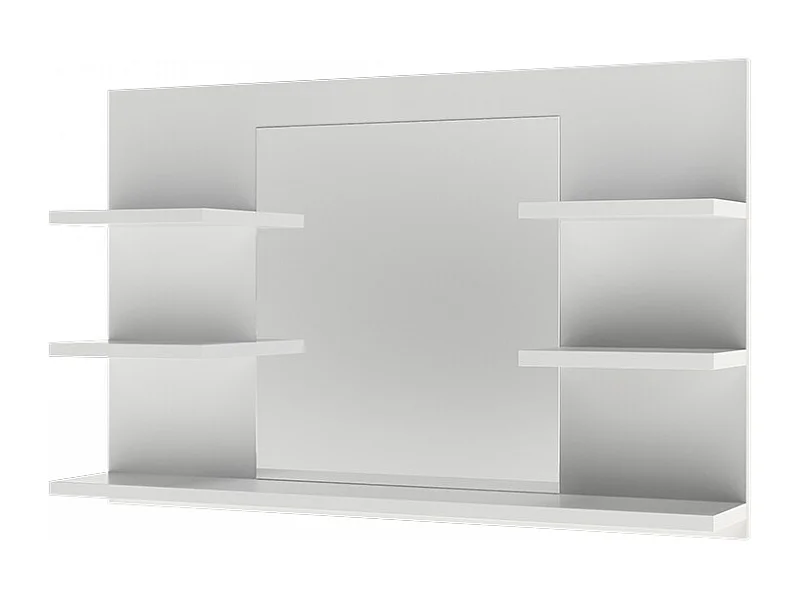 Armario con espejo para baño blanco 78x13.6x50 wilbur