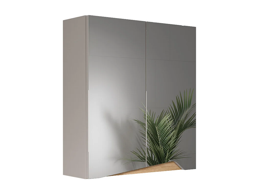 Armoire de toilette grège 60x20x67 marelle