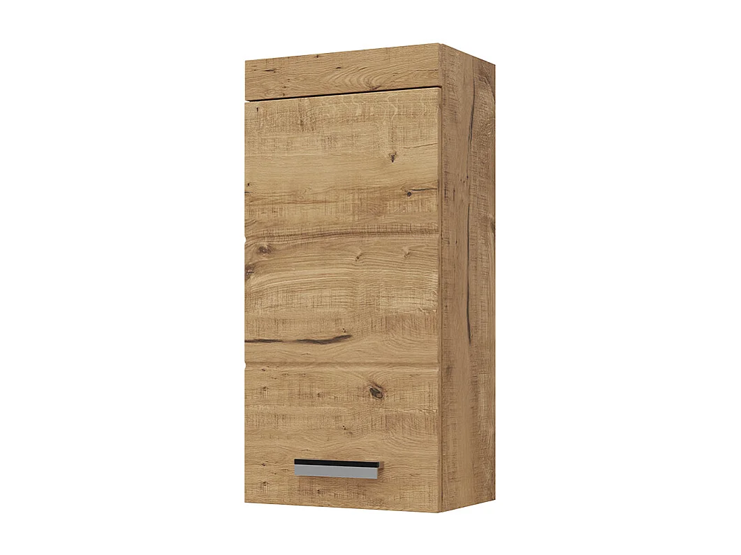 Armario de baño roble wotan 37x24.6x77 luna