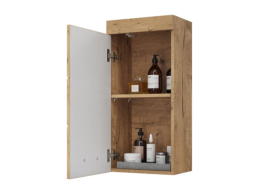 Armoire murale chêne wotan 37x24.6x77 luna