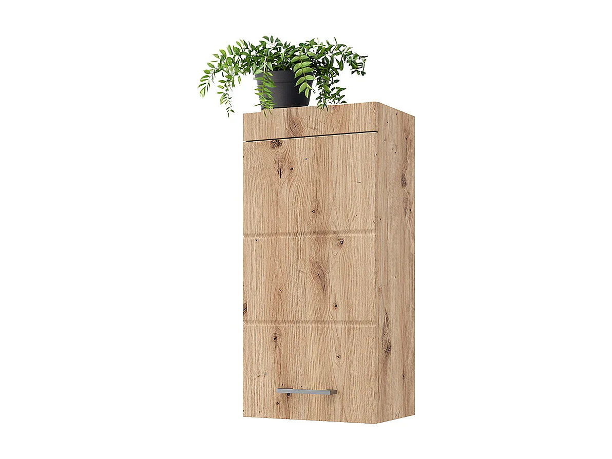 Mobile bagno quercia wotan 37x24.6x77 luna