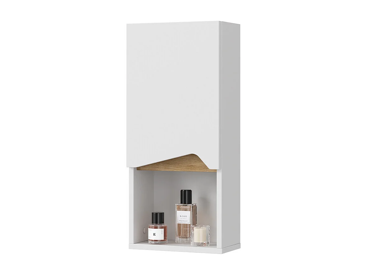 Armoire murale blanc/artisan 30x17x67 marelle