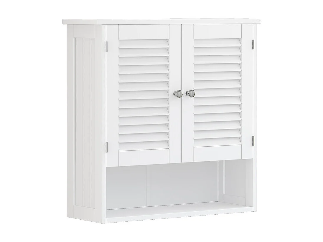 Armoire suspendue blanc 60x20x66 riad
