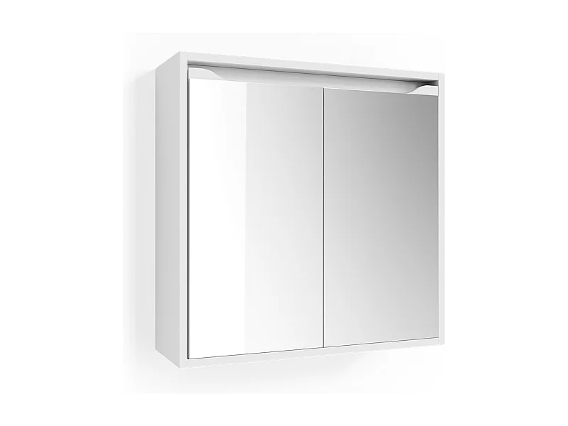 Armoire de toilette blanc 60x20x60 ruben