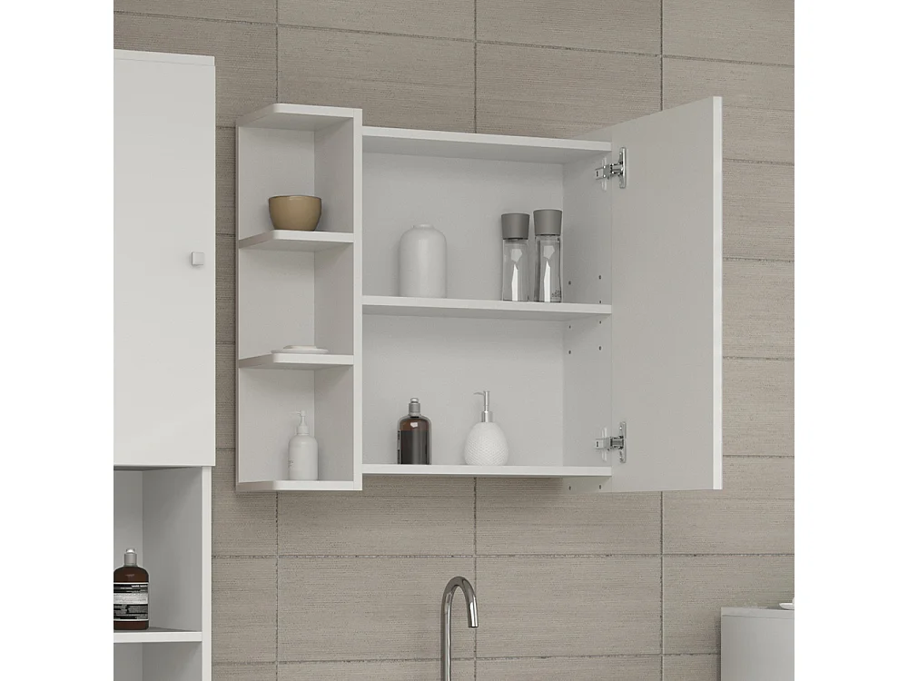 Armoire de toilette blanc 62x20.8x64 fynn