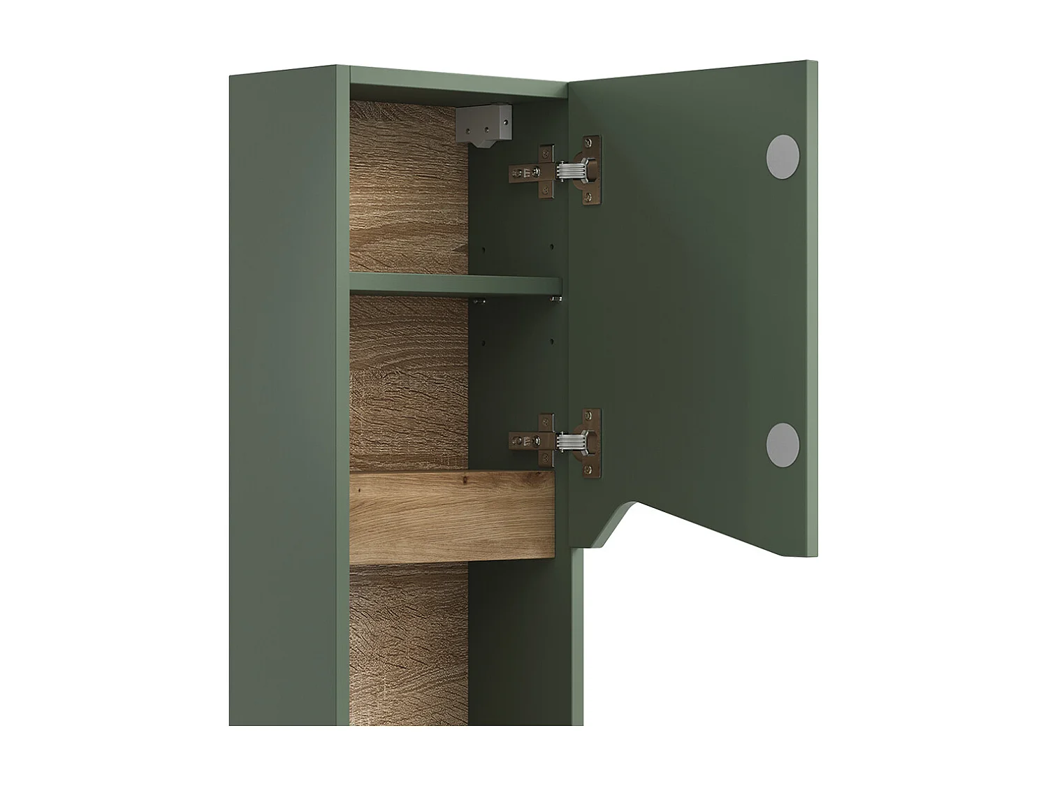 Armoire de salle de bain vert/artisan 30x17x67 marelle