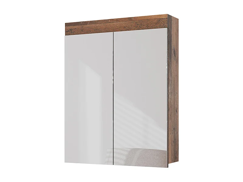 Armario con espejo de baño estilo antiguo 60x17x77 luna