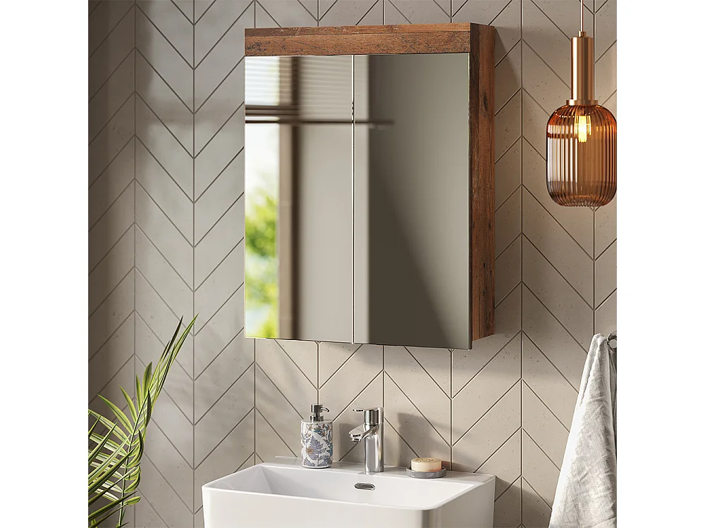 Badspiegelschrank oldstyle 60x17x77 luna