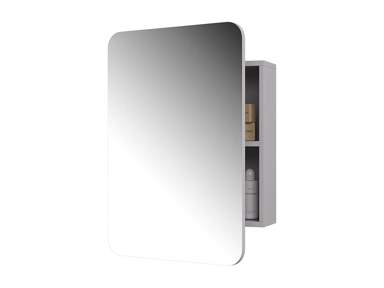 Armoire de toilette blanc 70x17.4x50 zino