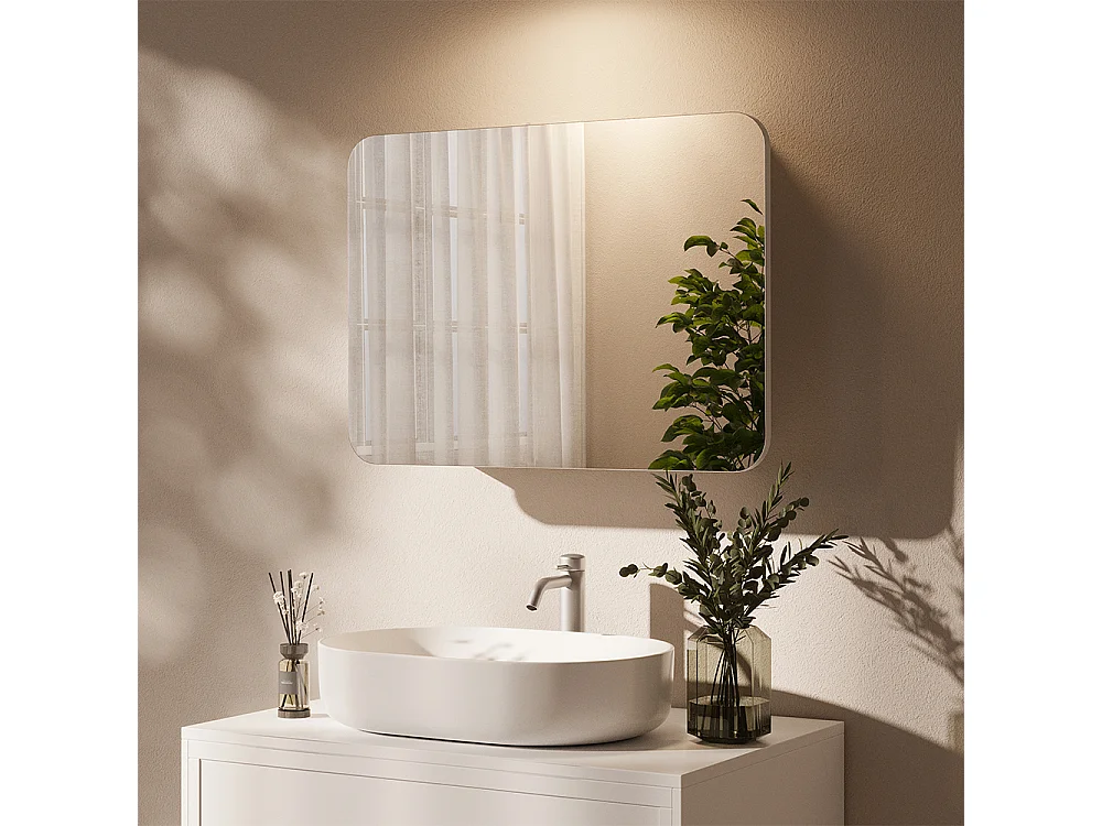 Armoire de toilette blanc 70x17.4x50 zino