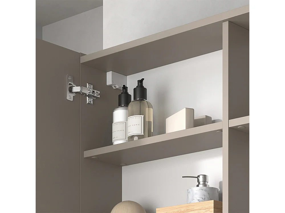 Armoire de toilette cachemire 100x18x75 edelin