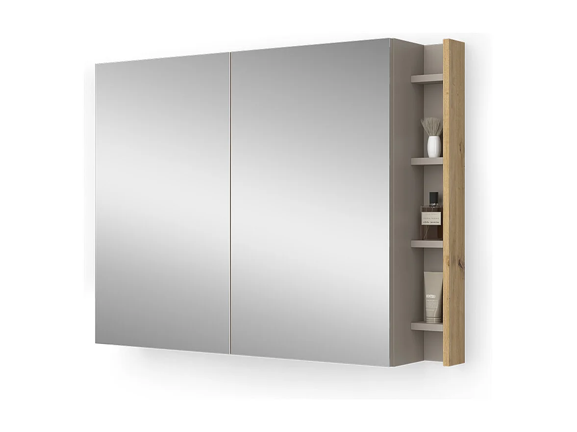 Armoire de toilette cachemire 100x18x75 edelin