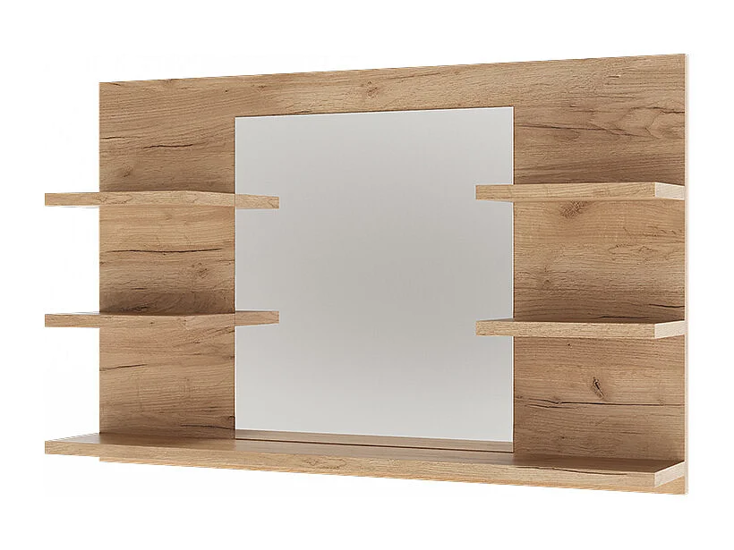 Armoire de toilette chêne de force doré 78x13.6x50 wilbur