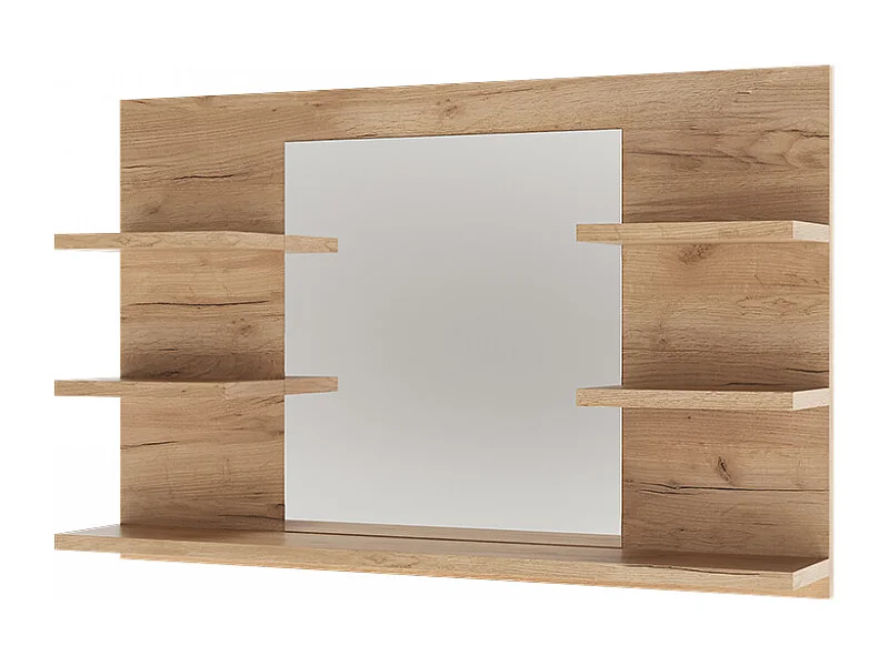 Badspiegelschrank goldkraft eiche 78x13.6x50 wilbur