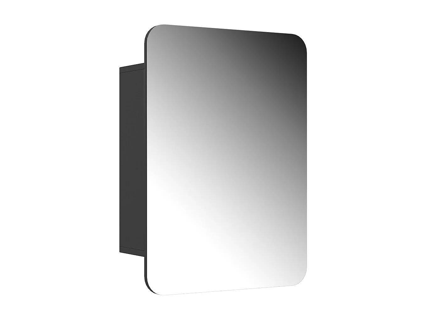 Armoire de toilette anthracite 70x17.4x50 zino