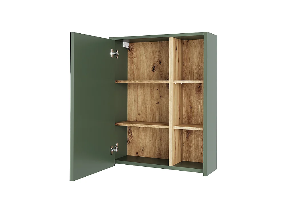 Mobile a specchio per bagno verde/artigianale 60x18x75 viola