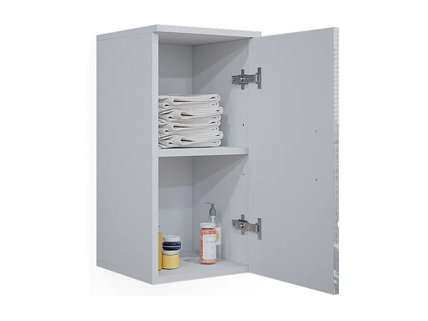 Armario de baño blanco alto brillo 30x24x59 irma