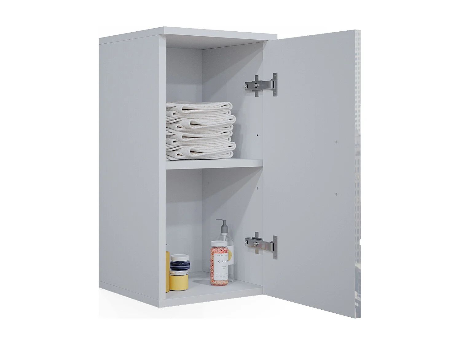 Armoire murale blanc haute brillance 30x24x59 irma