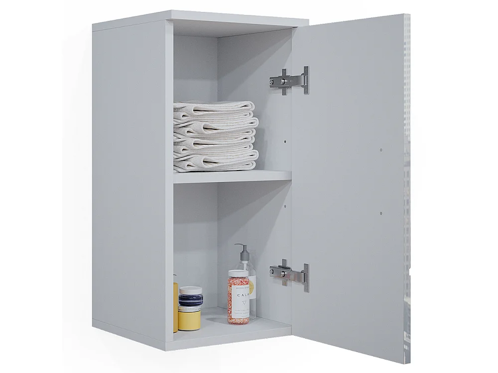 Armoire murale blanc haute brillance 30x24x59 irma