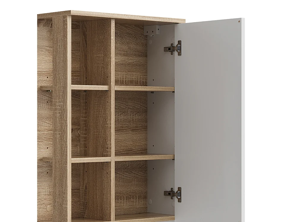Armoire murale sonoma/blanc 50x20x75 karen