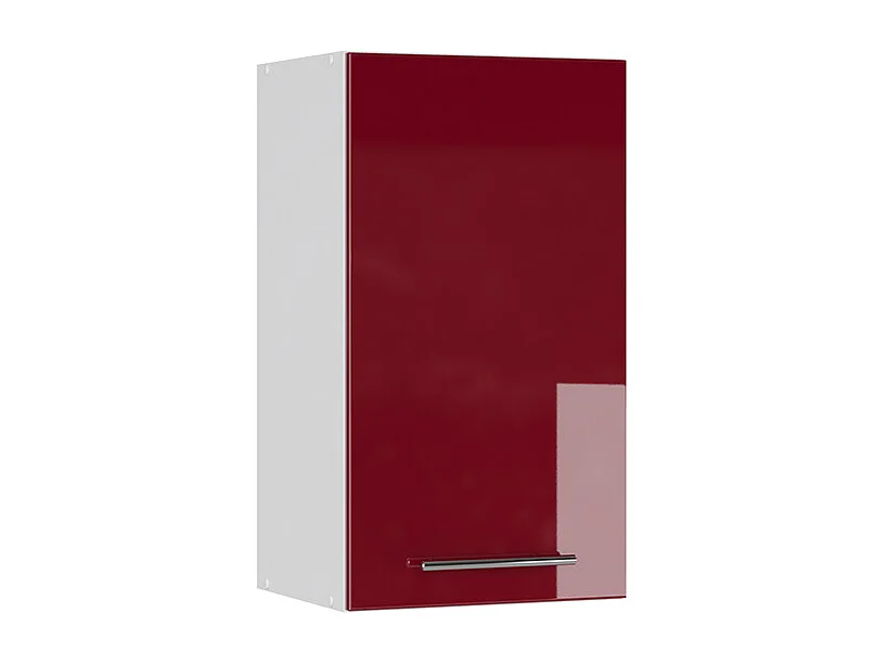 Armoire murale rouge bordeaux haute brillance 40x34.1x72 fame-line