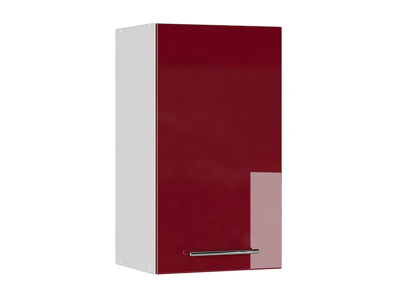 Armoire murale rouge bordeaux haute brillance 40x34.1x72 fame-line