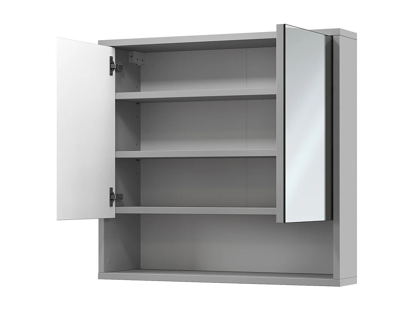 Armoire de toilette gris 70x22.1x65 eliza