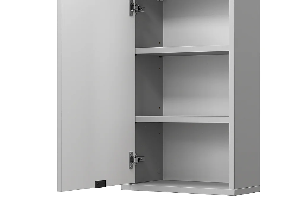 Armario de baño gris 40x22.1x65 eliza