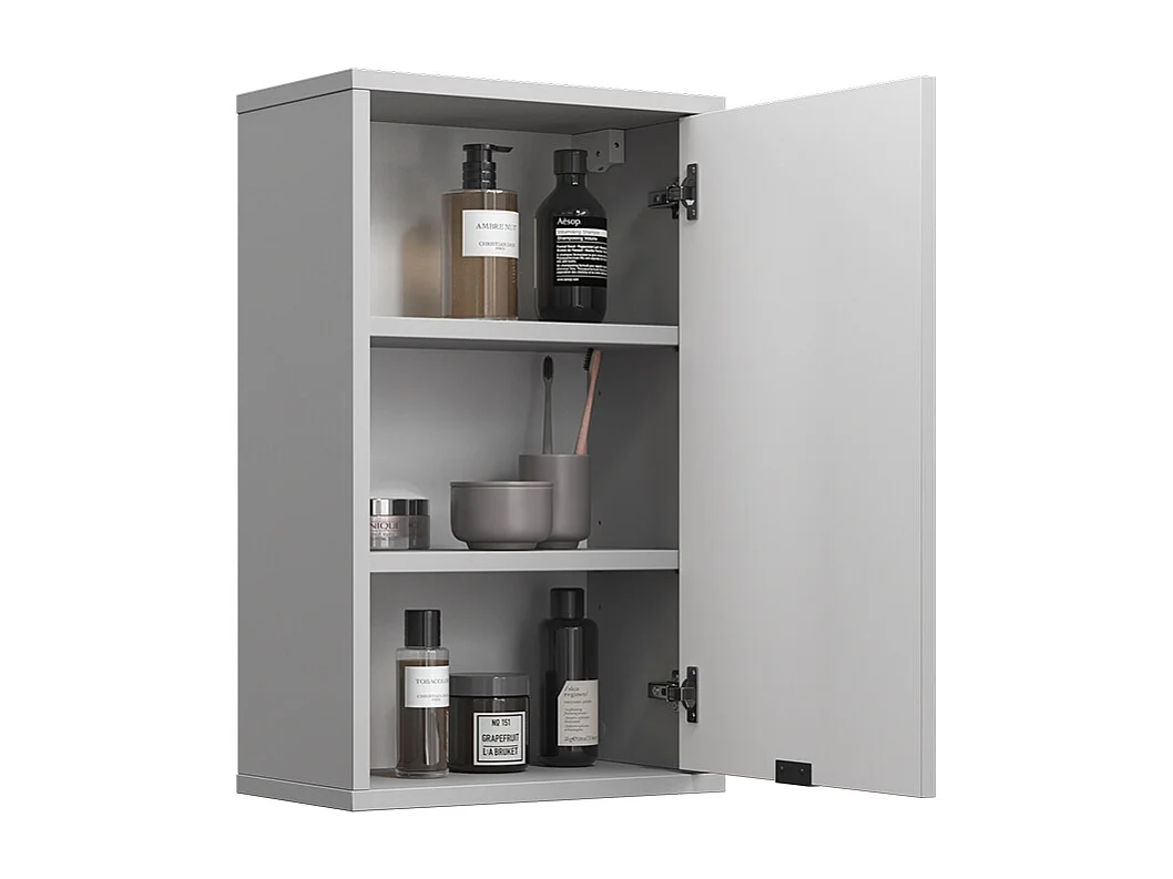 Armoire murale gris 40x22.1x65 eliza