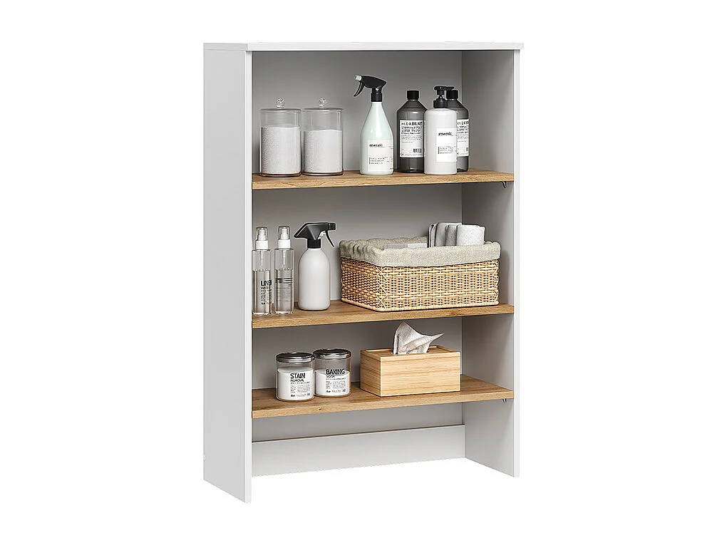 Armoire murale blanc/artisan 68x29x100.4 viktor