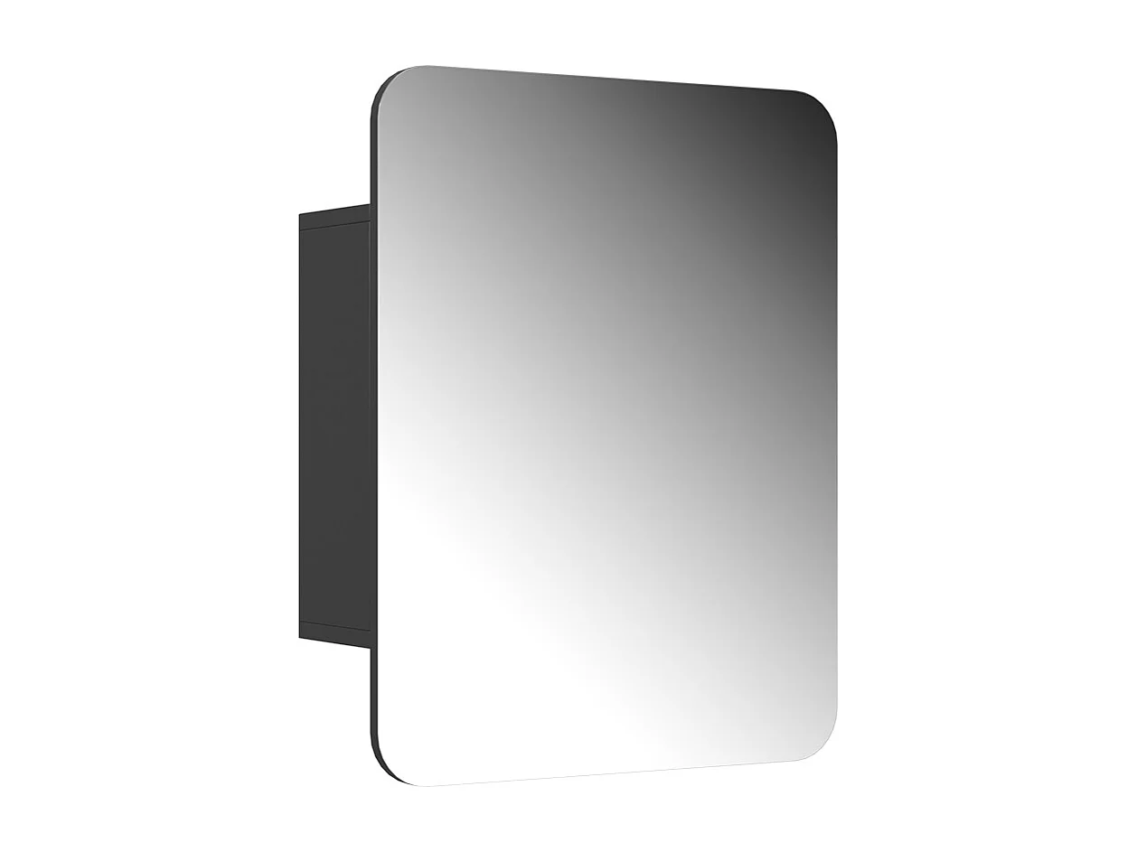 Armoire de toilette anthracite 65x17.4x50 zino