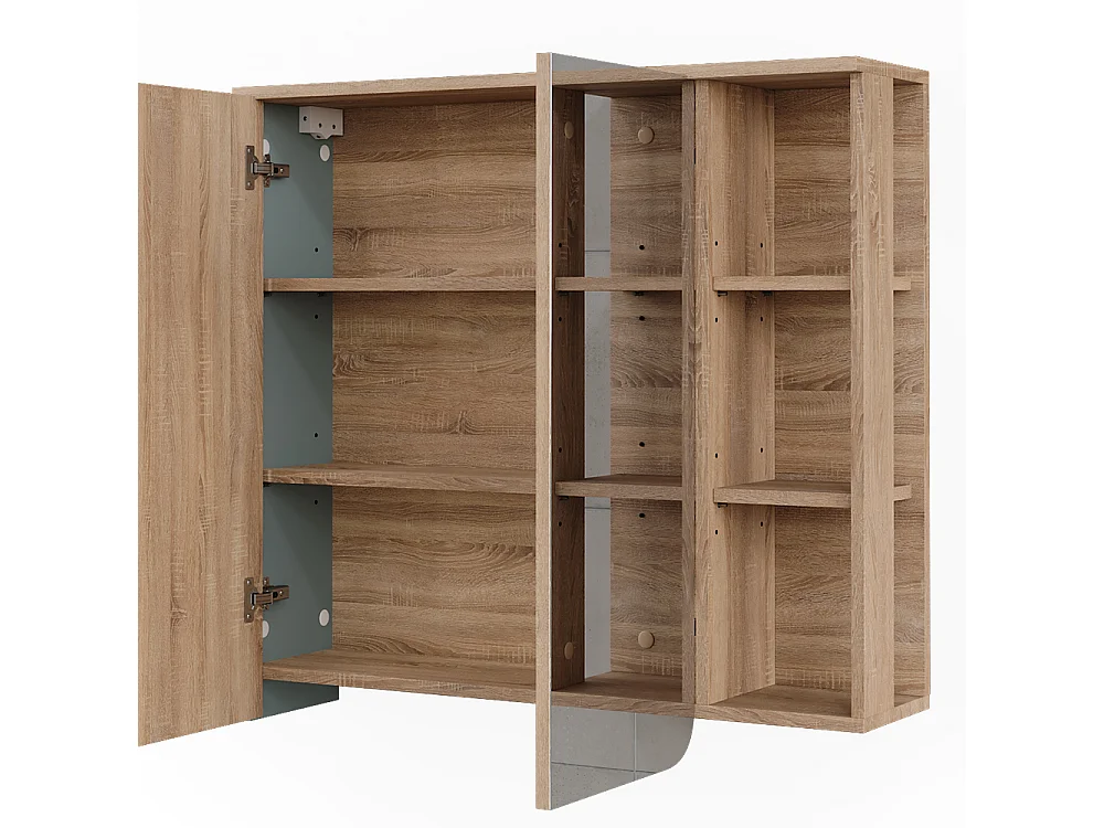 Spiegelkast sonoma/blauw 80x20x75 karen