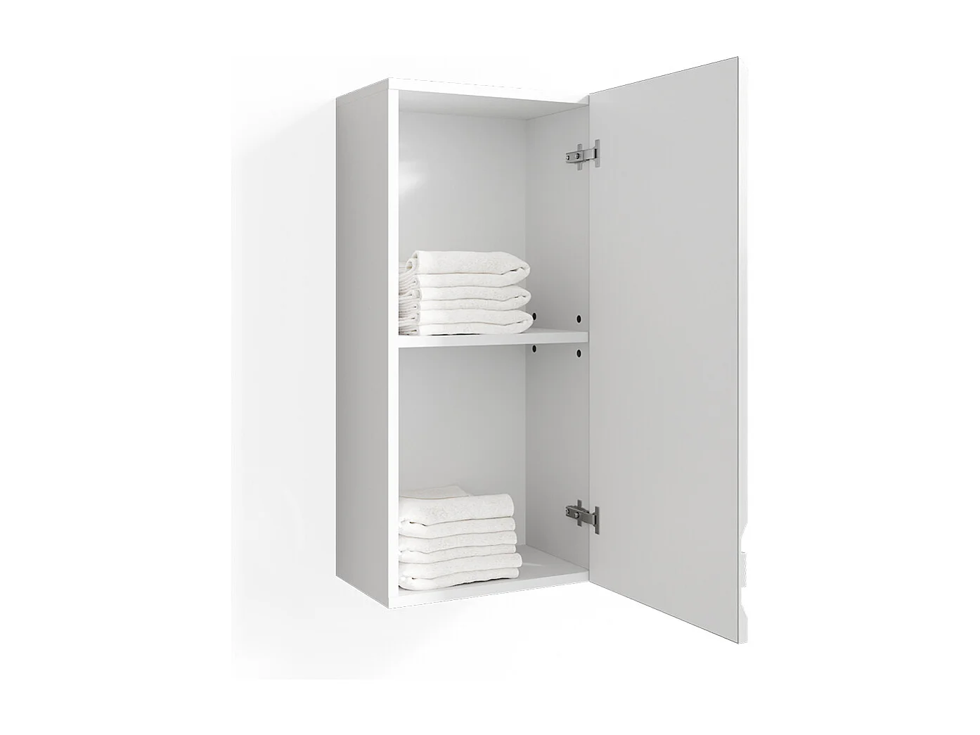 Armoire murale blanc haute brillance 36.4x23.5x77 fredd