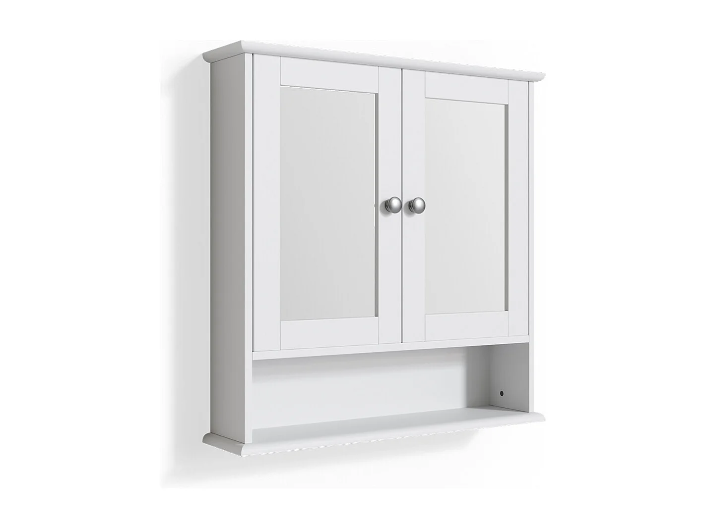 Armoire de toilette blanc 56x13x58 bianco