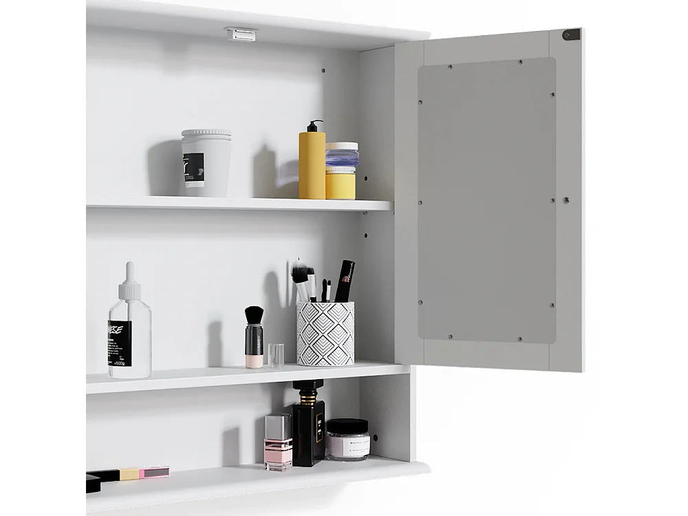 Armoire de toilette blanc 56x13x58 bianco