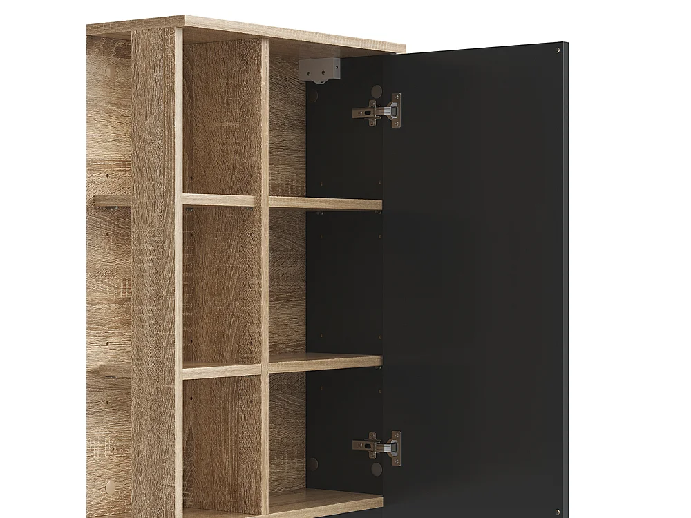 Armoire de sonoma/anthracite 50x20x75 karen