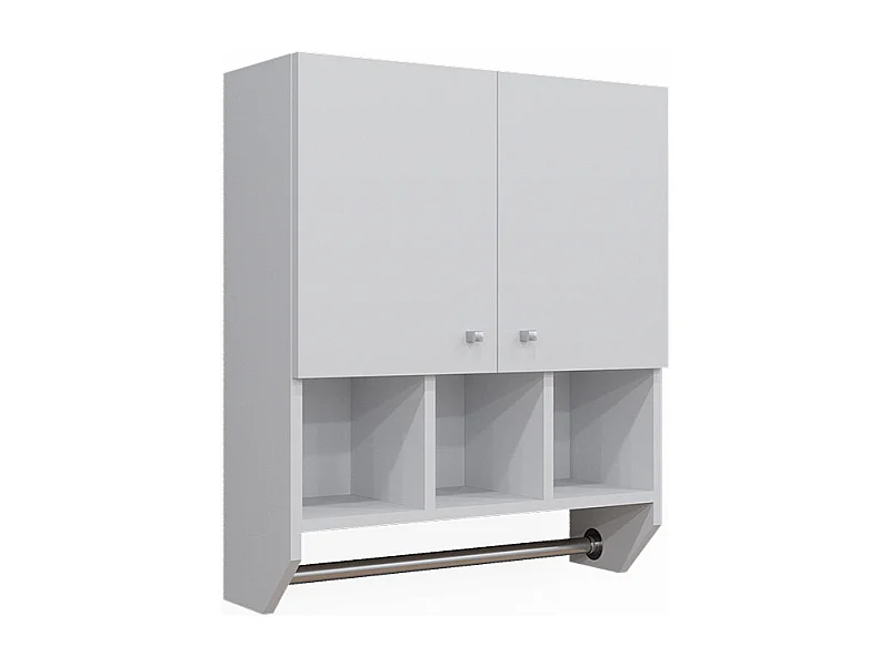 Armario de baño blanco 59.2x22x70.5 fynn