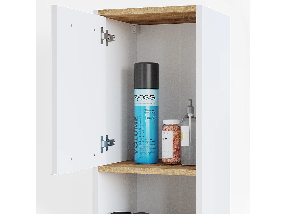 Armario de baño blanco 32x28.1x68 elvio